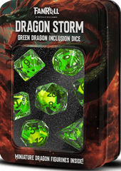 FanRoll - Dragon Storm Inclusion Dice: Green Dragon